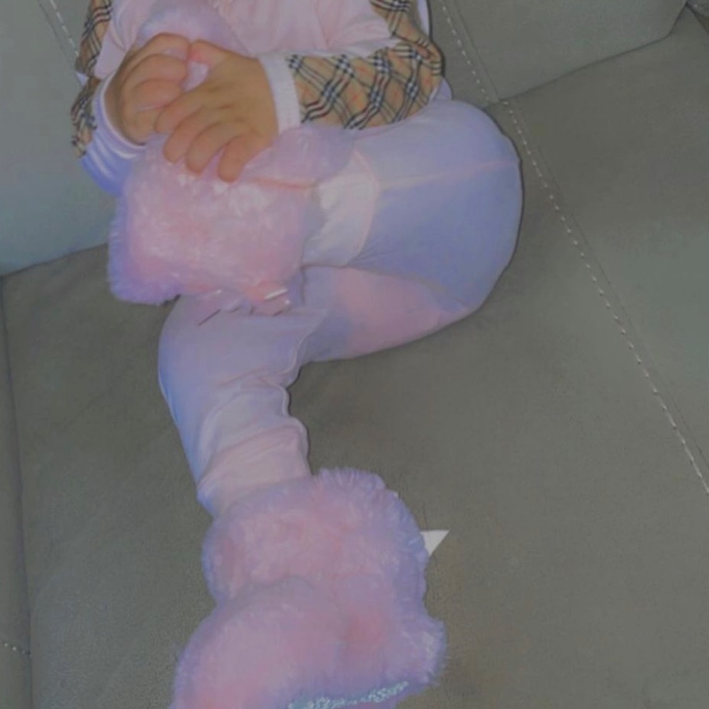 Pink Fur Uggs